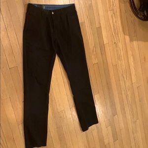 Black Volcom chino pants